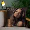 Cute J-Janets J-Jacksons Anime Pillow Case Safe Custom Photo Pillow, Anti-Fade Brushed Fleece Cushion, Maternal & Infant Safe.