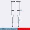 Adjustable Aluminum Alloy Crutches for Elderly and Disabled - Single/Double Options for Outdoor Use