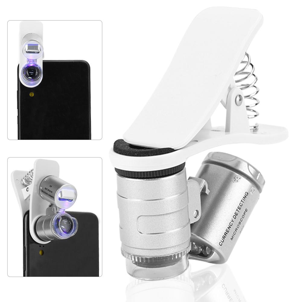 60X Magnifying Glass Handheld LED Portable Magnifier for Jewelry Identification