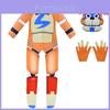 Sundrop Fnaf Speelgoedbeer Cosplay Kostuum Bodysuit Jumpsuit Masker Handschoen Halloween Perfect Voor Feesten En Cosplay!