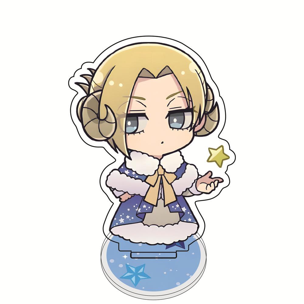 

10 Cm Attack On Large Japanese Anime Peripherals The Twelve Zodiac Signs Series Acrylic Stand Collectible Table Ornament Present Toy
