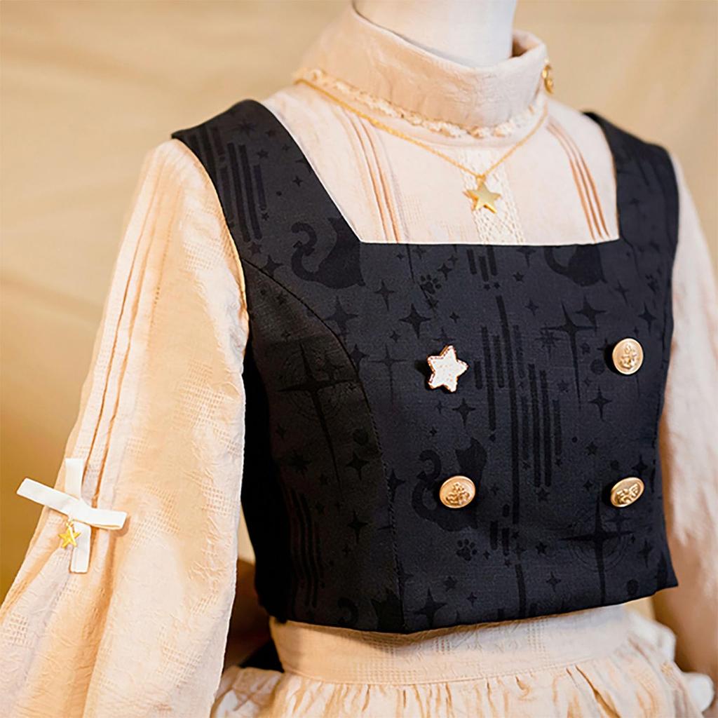 Milky Time Marisa Kirisame Cosplay Dress, Halloween, Women's, Witch (L)