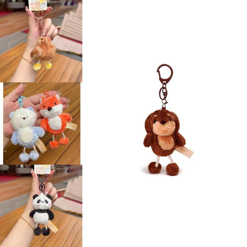 Hase Pinguin Ente Bär Plüsch Mini Tier Schlüsselanhänger Mit Ausziehbaren Füßen Für Taschen Und Schlüssel