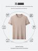 Luomeng Men's Silk Blend Cool-Feel Short Sleeve T-Shirt