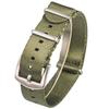 Hemsut 24mm NATO Watch Band, Premium Soft Nylon Replacement Watch Strap, Unisex, Military Heavy Duty with Stainless Steel Back, 4 Sizes: 18/20/22/24mm