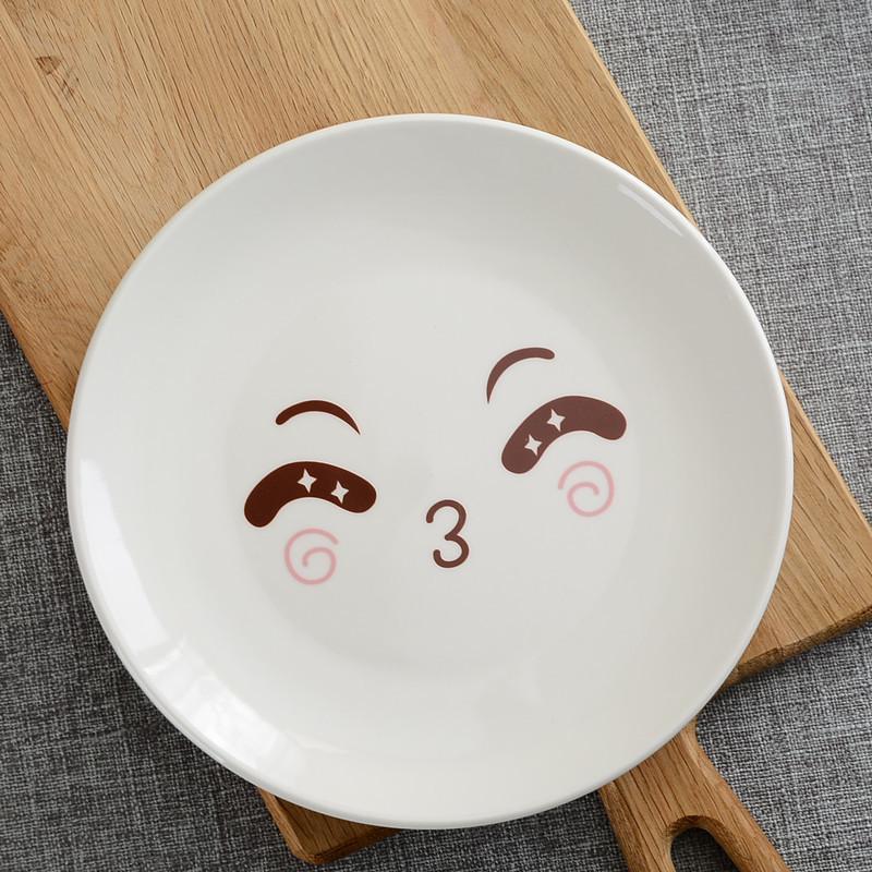Ceramic Round Steak Plate Set - Customizable with Logo