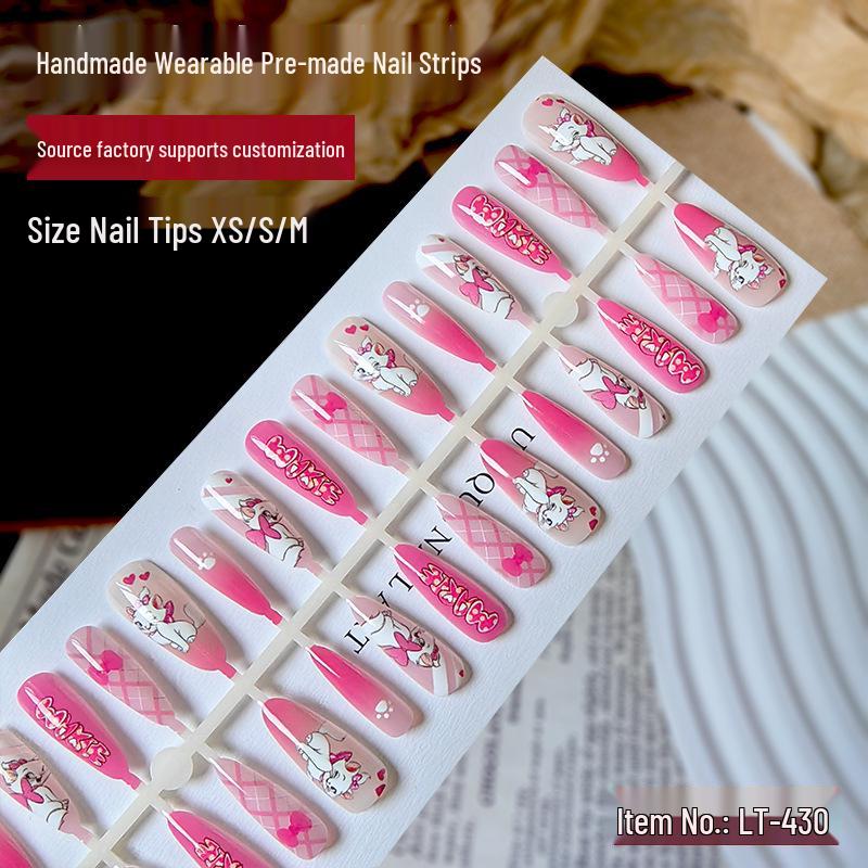 Cat Eye Manicure: 30 Hand-Painted Luxury Nail Strips