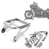 Set: Support Top Case TP 2-Up + Mounting Kit for Detachable Accessories Compatible with Harley Davidson Touring 97-08