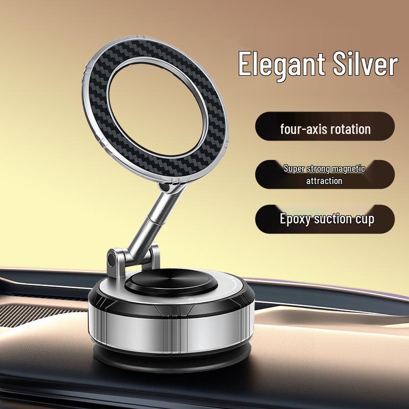 Universal Magnetic Car Phone Holder with Suction Cup for Dashboards