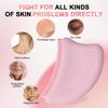 Contour Face Brush Silicone Facial Anti-Puffiness Supplies Dry Brushing Face Brush For Women Men Girls Ladies Beauty Lovers