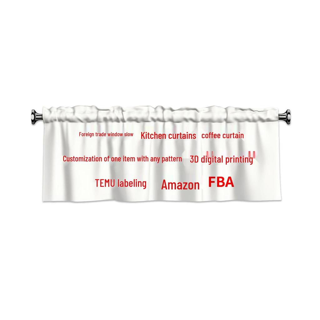 Easter Fireplace Scarf and Valance Curtains for Doors and Kitchens