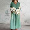 Women's Fashion Dress Spring V-neck Long Sleeve Dress