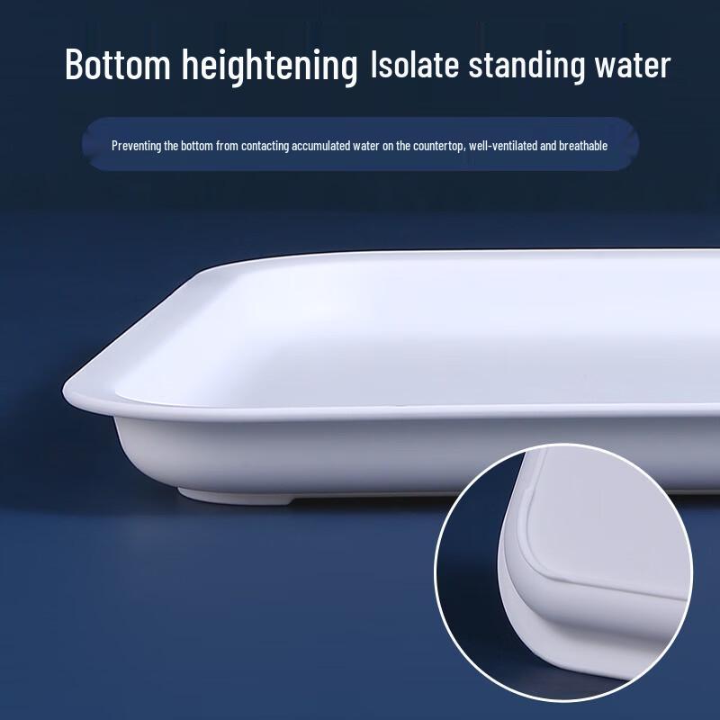 Abay Rechteckige Kunststoffschale im nordischen Stil