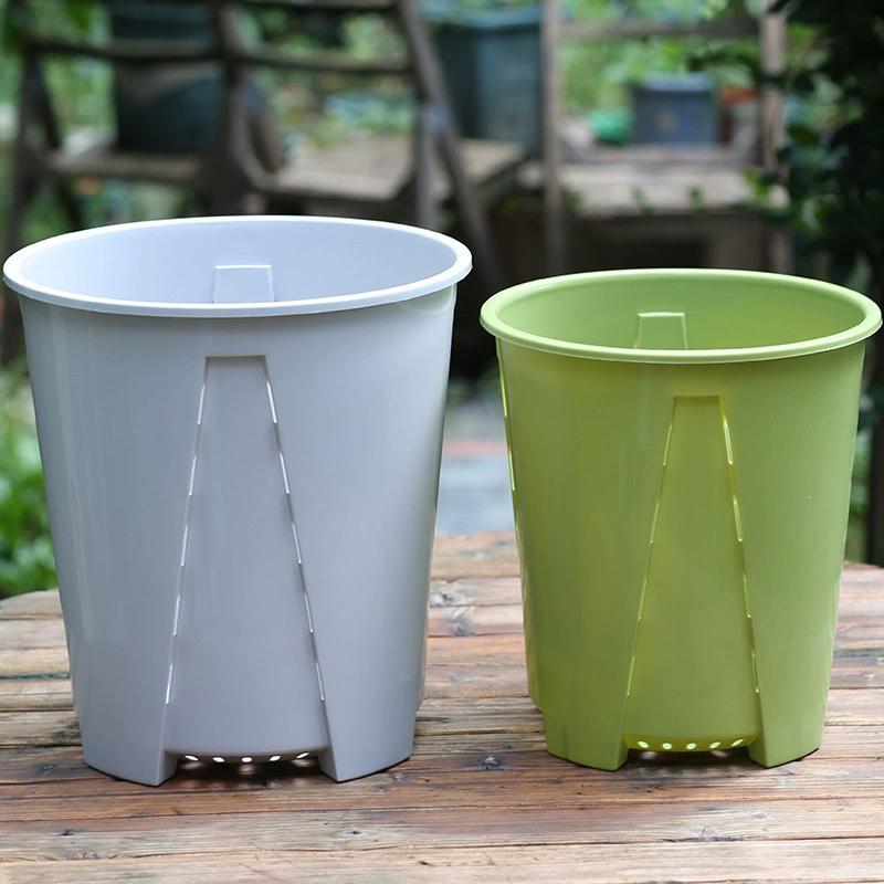Plastic Flower Pot Orchid Root Control Plant Pot Breathable Nursery Pot Garden Planting Bonsai Seedling Potted Planters Supplies