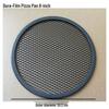 Non-stick Aluminum Pizza Baking Pan and Rack, 7-12 Inch