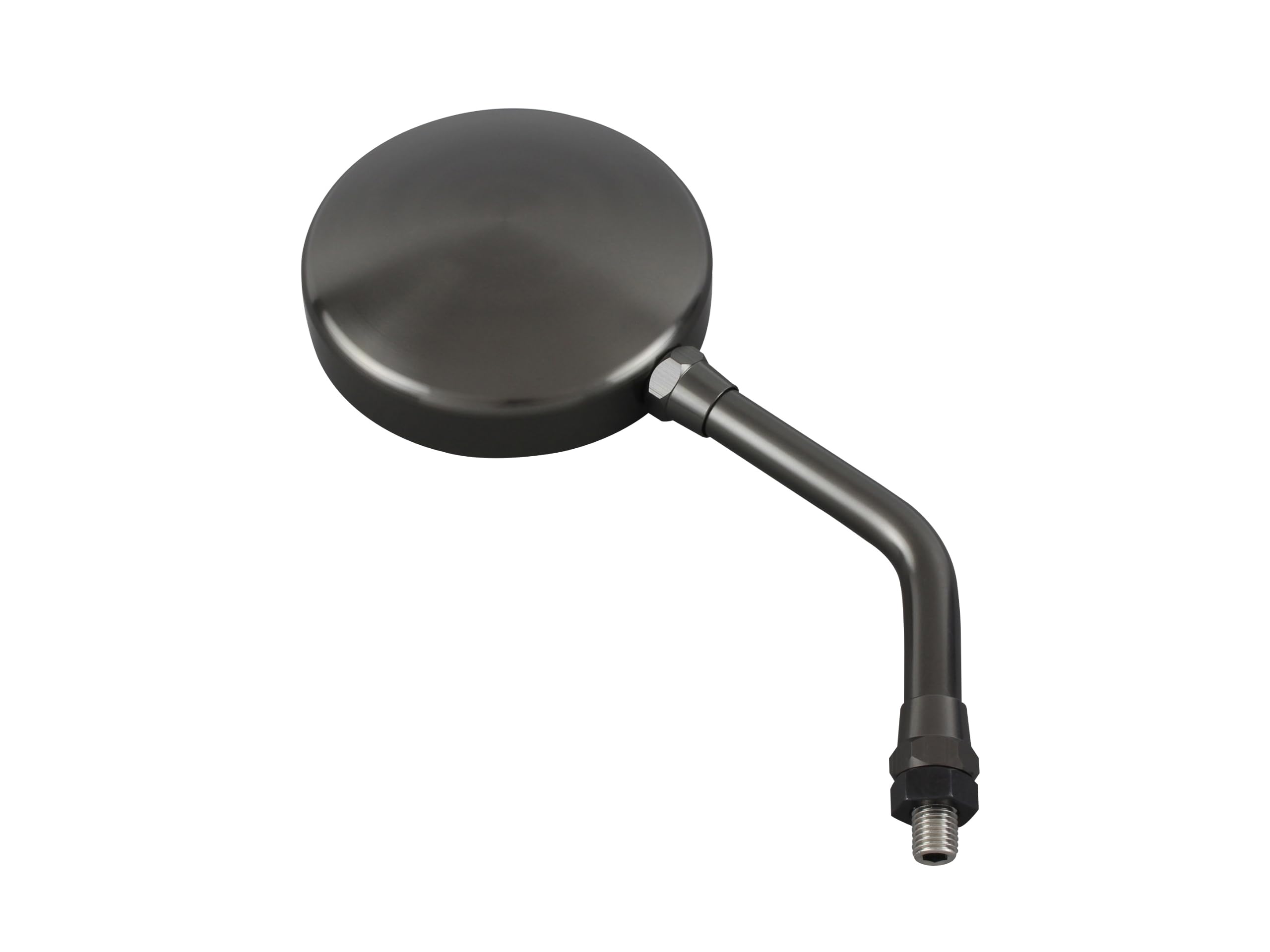 

POSH FAITH Motorcycle Machined Z2 Type Large Body Size for Left and 10mm Short 1 Mirror, (Same Right), (Clockwise Thread), Stay, Piece, Titanium,