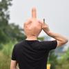 Vertical Middle Finger Despise Mask Give The Finger Spoof Headgear Props  Carnivals