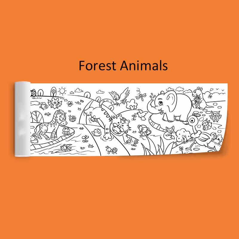 30*89cm Rolos de Grafite para Crianças Extra Longo Jardim de Infância Bebê Rolo Colorido Ferramenta de Desenho Papel Brinquedos Educacionais