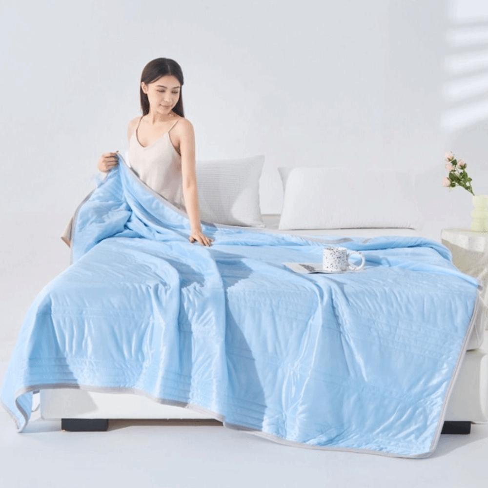 Cooling Fabric Cooling Blanket Double Sided Summer Quilt Air Condition Comforter  Bedroom Use