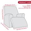 4set Recliner Sofa Cover Stretch Jacquard Spandex Lazy Chair Cover Furniture Protector Flexible Non Slip Armchair Slipcovers