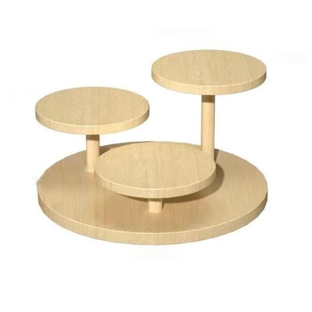 Space Save Wooden Storage Display Rack Large Capacity Cosmetic Storage Tray  Doll Storage