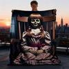 1 Stück Annabelle Puppe Outdoor-Decke Leichte Flanelldecke für Reisen, Camping, Wohnzimmer, Sofa, Stuhl Weich