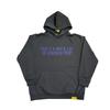 American Style Fleece Hooded Sweatshirt Young Men Letter Print Daily Wear