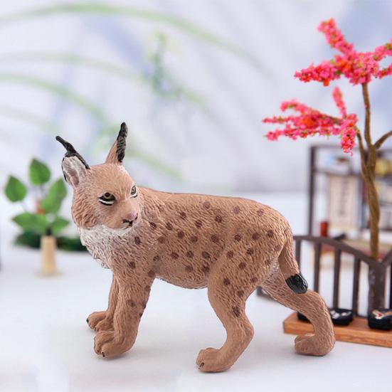 Realistische Tierfigur Leopardkatze Roter Panda Maus Schnabeltier Frettchen Egernia