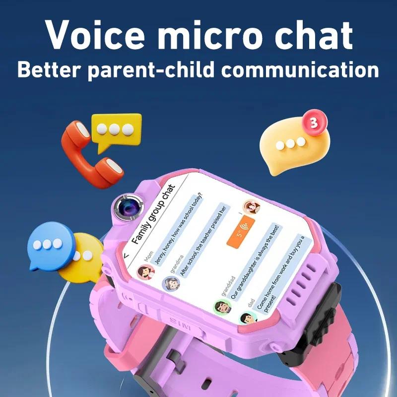 New 4G  Kids C68 GPS WIFI Video Call SOS Waterproof Kids Smartwatch Camera Monitor Tracker Locate Mobile Watches