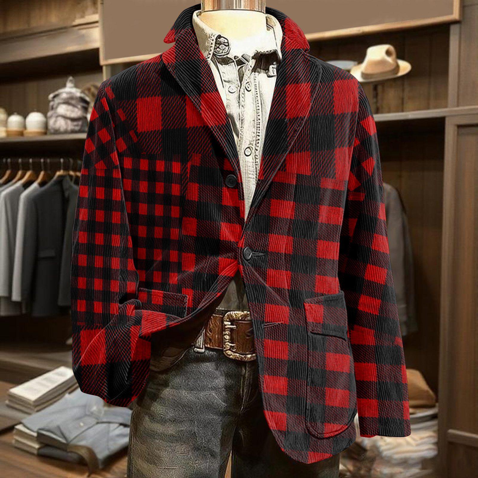 

Мужской уродливый рождественский вельветовый теплый карманный пиджак-кардиган, мужской повседневный костюм XL чёрный