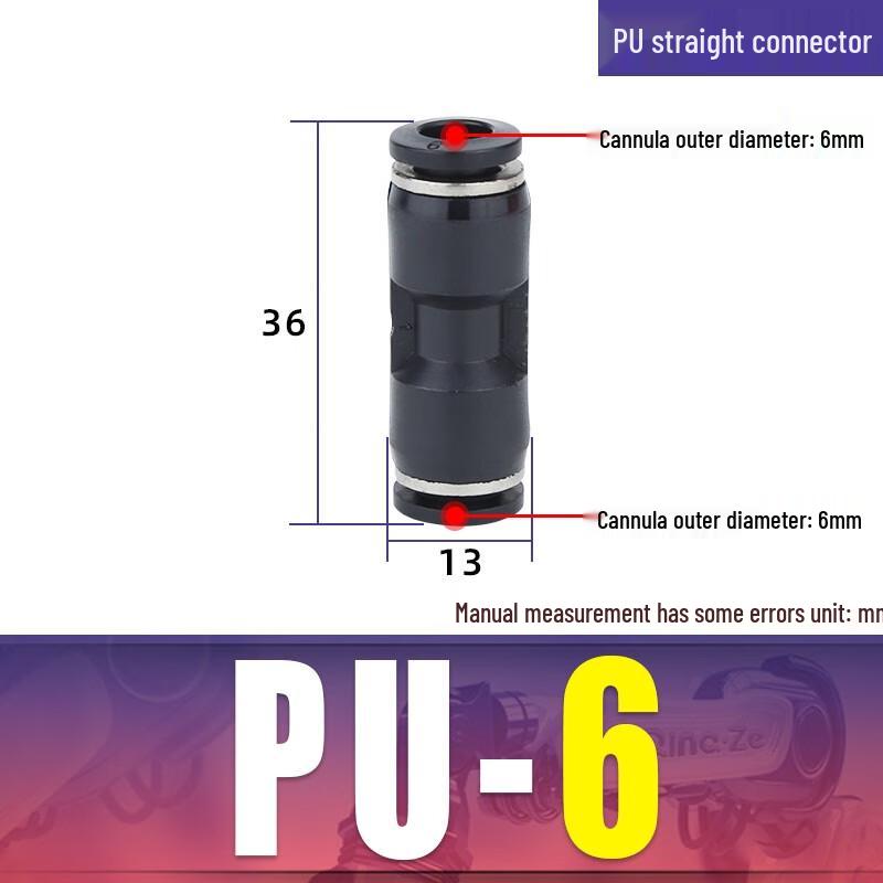 TANFU PU Pneumatic Quick Connect Air Pipe Fittings