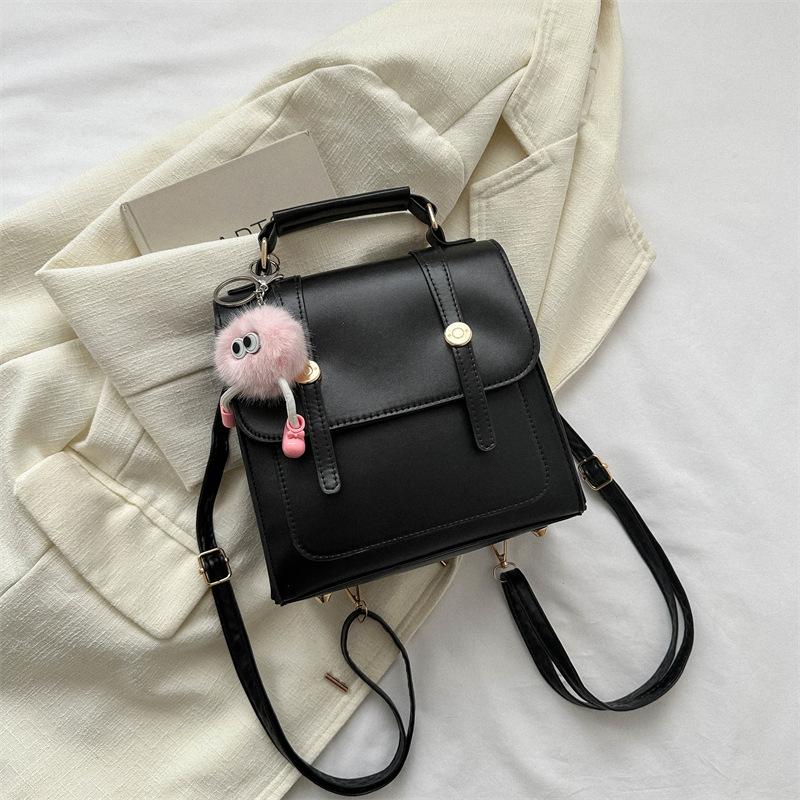 

Простой рюкзак для женщин в стиле колледжа, женская сумка, новый стиль, модная повседневная сумка на одно плечо, маленький рюкзак Without pendant