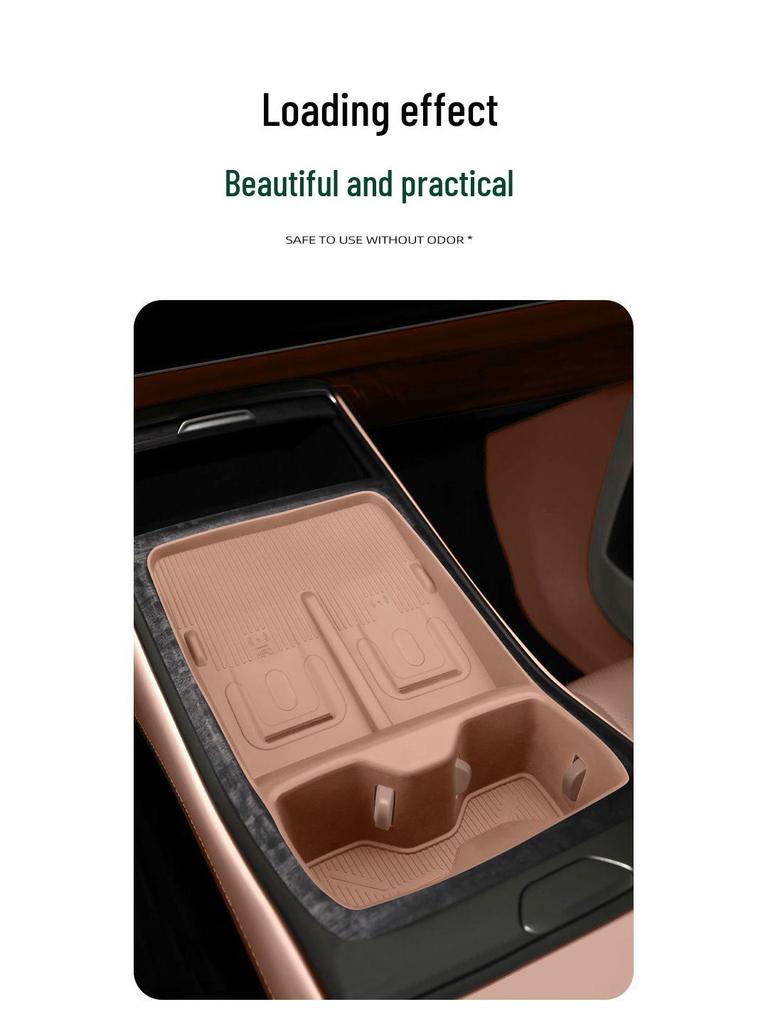 L90 Wireless Charging Coaster - Original Car Color Silicone Cup Holder Pad