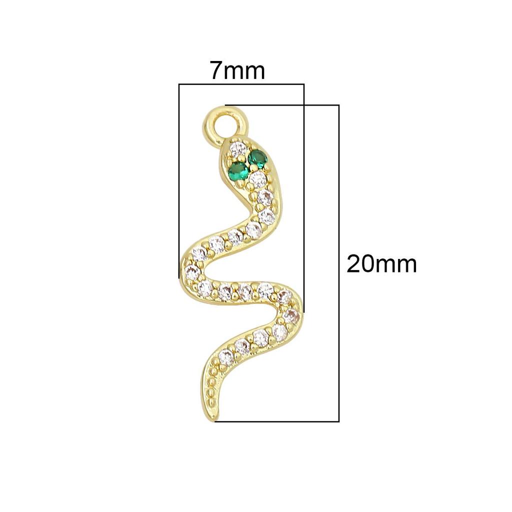 1 Stück Kupferlegierung Tieranhänger Kreatives Design Zubehör für Schmuckherstellung DIY Halskette Armband Ohrring