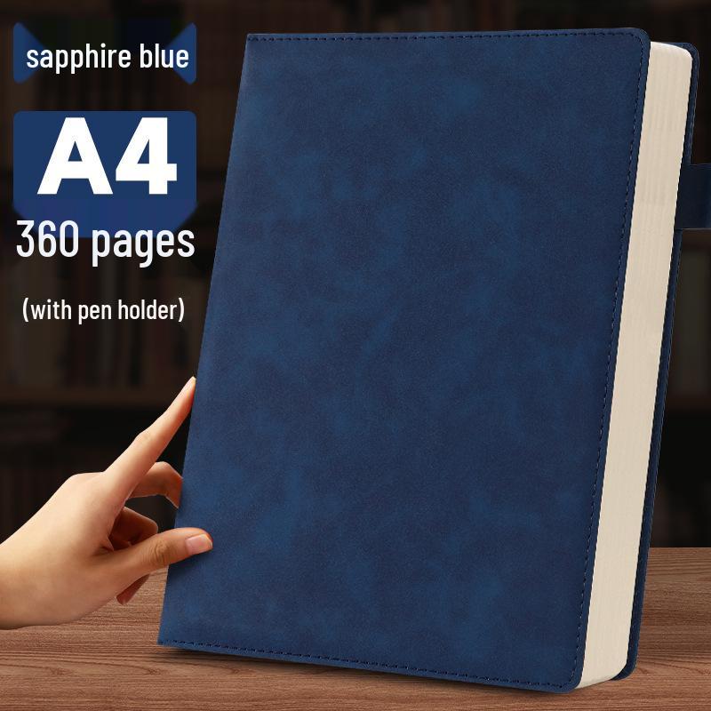 A4 Dickes Notizbuch - 2026 Geschäftstagebuch & Besprechungsprotokollbuch