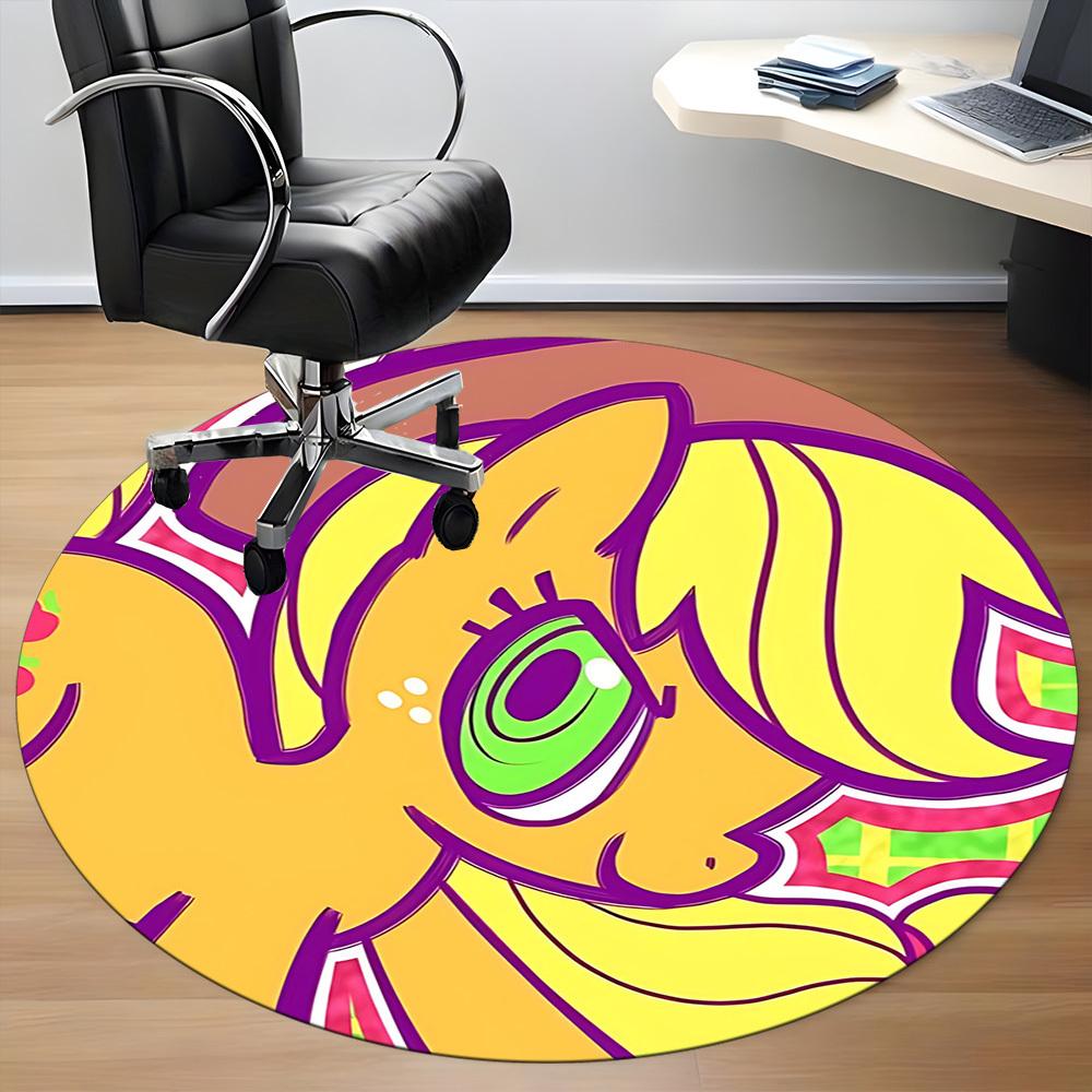 My Little Pony Office Round Area Rug, Under Office Chairs Bedroom Living Room Home Decor a1022228