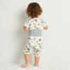 HOT Short sleeve pajamas for [MIKIHOUSE BISCUITS] boys, girls, babies, kids, children's clothing, multicolor, 120cm, 70-7336-147