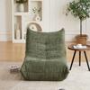 Chenille Caterpillar Sponge-Padded Sofa, Floor-Level Lounge Chair, Fireplace Lounge Chair, for Living Rooms, Bedrooms, Game Rooms, and Office