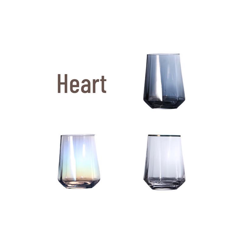 Shangqi Iridescent Octagonal Glass Set (2-Pack)