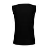 Women's Fashion Color V-neck Sleeveless Button Knitted Tank Top