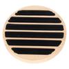 Jewelry Box 6 Slots Round Jewellery Holder Storage Display Case for Earring Necklace