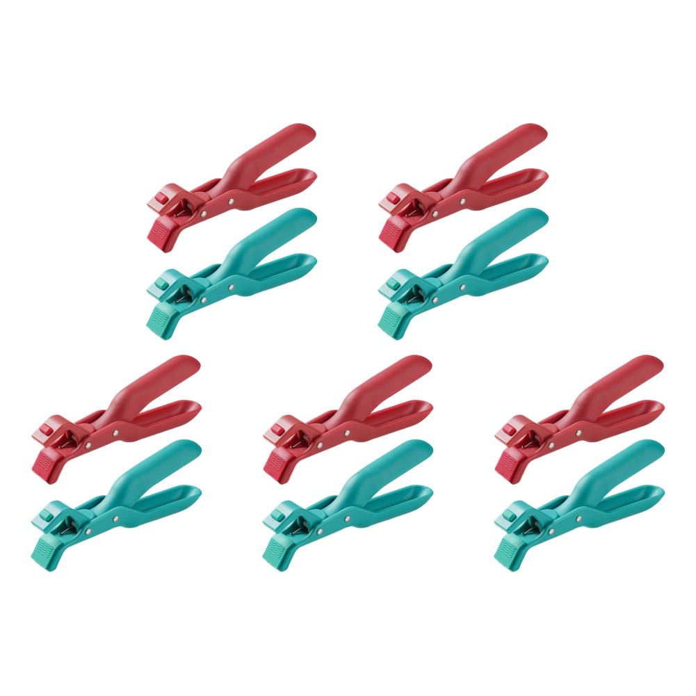 10Pcs Silicone Anti-Scald Bowl Clip Non-Slip Heat Insulation Clip Anti Scalding Dish Plate Gripper Clips for Hot Bowl Dish Plate