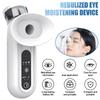 Electric Eye Massager with Nano Steam Moisturizing Spray Eye Massage Device for Dry Eyes Massage Humidifier for Eye Care Relieve Fatigue Promote Sleep