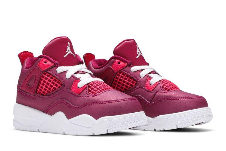 Kids' Sneakers Jordan 4 Retro Valentine's Day (2019) (TD) True Berry/Rush Pink-White