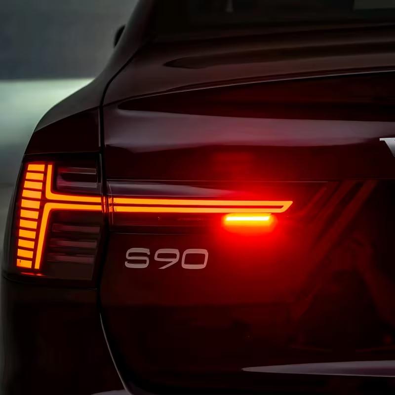 1pc 3D Chrome ABS S40/S60/S80/S90 Car Rear Trunk Emblem Badge Sticker