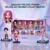 Hot Cartoon Kpop Demons Hunters Figure Plaything Cartoon Rumi/Mira/Zoey Action Figure PVC Desktop Decoration Model Doll Gifts
