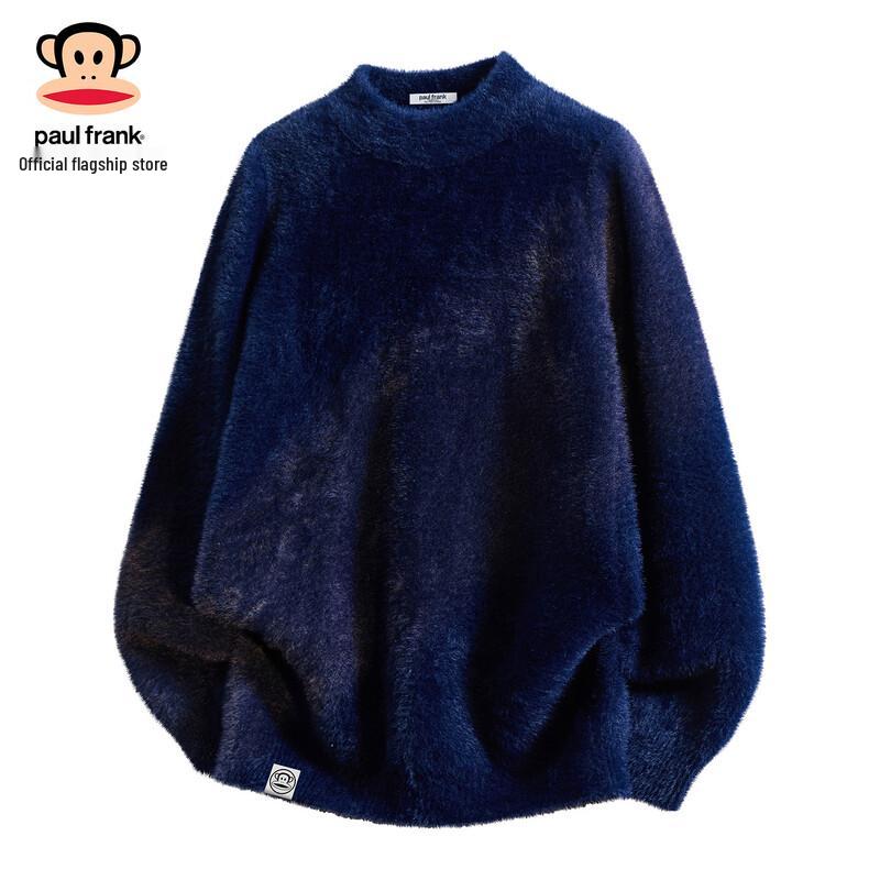 

Paul Frank Men s Solid Round Neck Knit Sweater 3XL