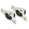 Steel Mute Wheel Sliding Door Wheel Cupboard Groove Load-bearing Nylon Pulley Wardrobe  Wheels Furniture Hardware Accessories