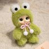.18Cm Cute Family Cute Vinyl Doll Rose Red Bear Pendant Plush Yellow Sheep Bag Pendant Birthday Present For Girlfriend
