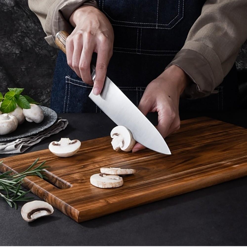 Thickened Solid Wood Cutting Boards Rectangle Shape Chopping Block Chopping Board  Kitchen